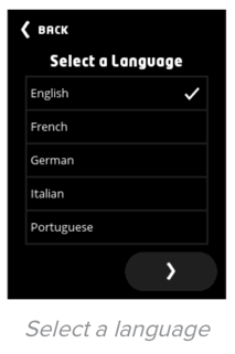 How to set the device language